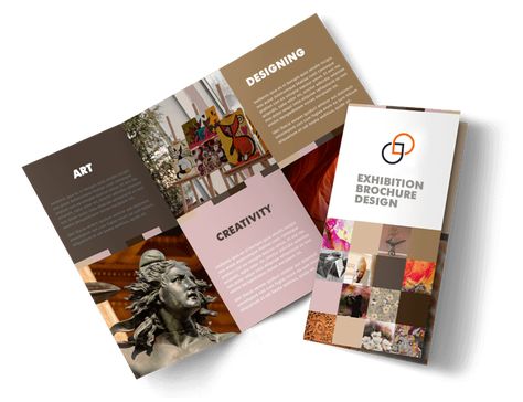 Promotional Brochure Design, Art Exhibition Brochure Design, Art Exhibition Brochure, Exhibition Brochure Design, Business Pamphlet Design, Museum Pamphlet, Museum Brochure Design, Digital Brochure Design, Exhibition Booklet