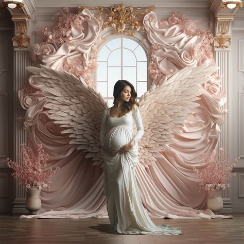 22 x Digital Backdrops, Angel Wings Digital Backgrounds, Maternity Backdrop Overlays, Studio Backdrops, Photoshop Fine Art Textures, Pink😘 Maternity Backdrop, Baby Shawer, Studio Backdrops, Photo Filters, Digital Backgrounds, Digital Backdrops, Photo Filter, Texture Art, Angel Wings