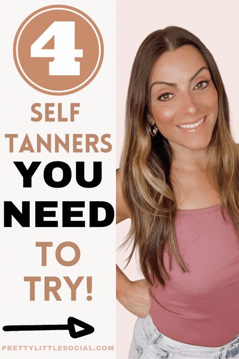 Our top 4 favorite self-tanners that won't turn you orange and give you the perfect glow. Self tanner. Self tanners best products. Self tanner for face. Self tanner tips. Sunless tanner. Self tanner before and after. Darkest Self Tanner, Best Self Tanner Before And After, The Best Self Tanner, Best Self Tanner 2023, Self Tanner For Pale Skin, Best Self Tanner For Face, How To Use Self Tanner, Best Tanning Lotion Self Tanner, Bondi Sands Before And After