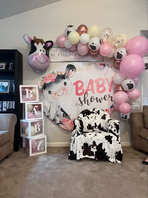 Pink Cow Print Baby Shower Ideas, Cow Girl Baby Shower Ideas, Cow Print Gender Reveal Ideas, Cow Theme Baby Shower Ideas Girl, Pink Cow Baby Shower Theme, Cow Print Baby Shower Ideas Girl, Cow Baby Shower Theme Girl, Cow Print Baby Shower Ideas, Sage Birthday