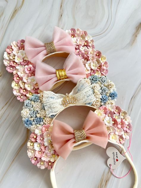 Disney Trip Outfits, Mouse Headband, Diy Disney Ears, Diy Mickey Ears, Baby Flower Crown, Minnie Mouse Headband, Disney Mickey Ears, Headpiece Diy, Baby Minnie