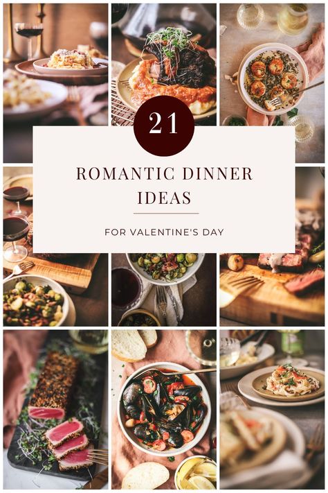 Valentines Day Dinner Recipes, Date Night Dinner Recipes, Romantic Dinner Ideas, Romantic Dinner At Home, Smoked Salmon Pasta, Couples Dinner, Night Dinner Recipes, Valentines Dinner, Cooking Prime Rib