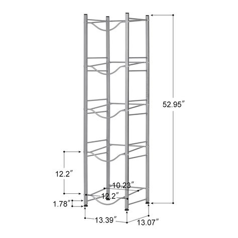 Amazon.com: LIANTRAL Water Cooler Jug Rack, 5 Gallon Water Bottle Storage Rack Detachable Heavy Duty Water Bottle Cabby Rack (LT-DB053): Kitchen & Dining Water Bottle Storage Rack, Bottle Buddy, Water Cooler Bottle, 5 Gallon Water Bottle, Water Bottle Organization, Gallon Water Jug, Water Bottle Storage, Gallon Water Bottle, Bottle Cleaner