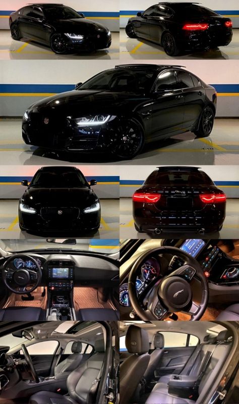 Black Jaguar Car Aesthetic, Jaguar Xf Black, Black Jaguar Car, Jaguar Aesthetic, Dodge Charger Models, Jaguar Xjl, Jaguar Auto, Jaguar (cars), Dream Cars Bmw