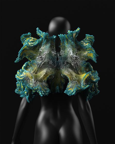 Neri Oxman, 3d Printing Fashion, Emma Peel, Parametric Architecture, Classical Elements, Iris Van Herpen, Generative Design, Body Adornment, 3d Fashion