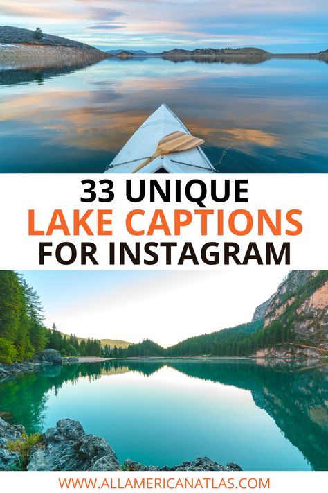 Check out these lake captions for Instagram, including the best lake quotes for Instagram, Instagram lake captions, and lots more Instagram ideas to go with your lake photos. Lake Boat Captions Instagram, Cottage Captions For Instagram, Captions For Lake Pictures, Insta Captions For Lake Pics, Lake Quotes For Instagram, Lake Instagram Captions, Lake Captions For Instagram, Boat Captions, Water Captions