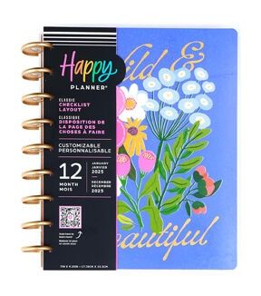 Happy Planner 12 Month 2025 Brilliant Blooms Classic Checklist PlannerFind your happy with this Brilliant Blooms 12 - month Happy Planner This Classic size checklist layout planner runs from January 2025 - December 2025 Make that list and get it done! Plan with hues that inspire your brightest ideas and enjoy the positive messaging included in the design Use our high - quality stickers to add an extra punch of color to your planner pagesProduct DetailsDimensions: 7" x 925”This Brilliant Blooms 12 - month planner includes dated monthly calendars and weekly spreadsThis planner layout includes daily vertical boxes and bullet checklists to help you conquer the day Plan with daily vertical boxes and use the bulleted checklist to make lists and stay organizedThe Classic Happy Planner is our most Planner Weekly Layout, Bloom Planner, Checklist Planner, Planner Logo, Find Your Happy, Month Planner, Planners And Organizers, Floral Planner, Classic Happy Planner