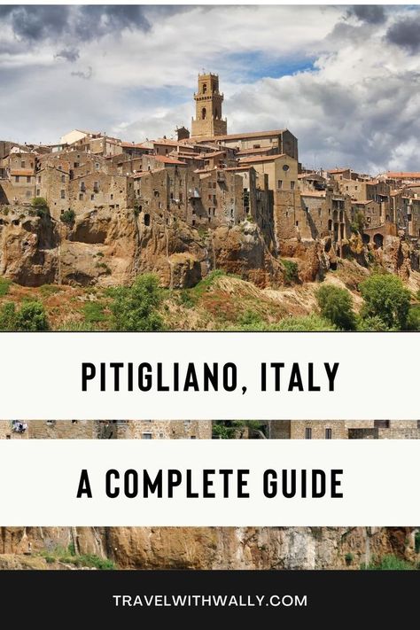 Pitigliano, a small Tuscan village full of history and charm. Find your complete guide here. Tuscan Village, Tuscany, The South, Monument Valley, Places To See, Mount Rushmore, Need To Know, Italy, Natural Landmarks