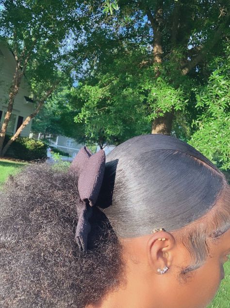 Cute Natural Hairstyles, Natural Hair Bun Styles, Sleek Ponytail Hairstyles, Curly Hair Videos, Quick Natural Hair Styles, Box Braids Hairstyles For Black Women, Dyed Hair Inspiration, Quick Braided Hairstyles, Peinados Recogidos