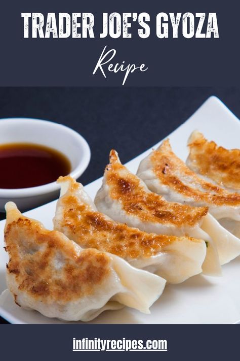 Love frozen gyoza dumplings? Learn how to cook Trader Joe's Thai vegetable gyoza in a pan or air fryer. Ingrédients Fruits et légumes • 1 tsp Green onion • 6 Trader joe's thai vegetable gyoza, frozen Condiments • 1/4 cup Teriyaki sauce Huiles et vinaigres • 1 tsp Olive oil Liquides • 1/4 cup Water Trader Joe’s Thai Vegetable Gyoza, Shrimp Gyoza Recipe, Shrimp Gyoza, Trader Joes Recipes Dinner, Thai Shrimp, Trader Joes Recipes, Teriyaki Sauce, Trader Joe’s, Trader Joes