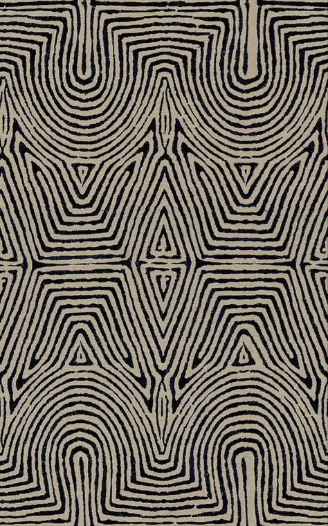 Contemporary Upholstery Fabric, Motif Art Deco, Luxury Fabric, Black And White Pattern, African Pattern, Aboriginal Art, Textile Patterns, Geometric Rug, African Art