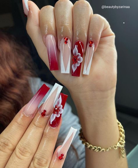 Burgundy Acrylic Nails, Quince Nails, Quinceanera Nails, Vday Nails, Red Acrylic Nails, Glow Nails, Long Acrylic Nails Coffin, Acrylic Nails Coffin Pink, Long Square Acrylic Nails