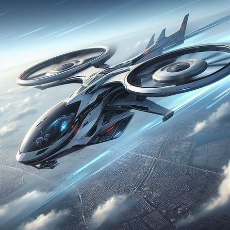 Sci Fi Jet, Futuristic Airship, Sci Fi Tech Concept, Futuristic Drone, Futuristic Plane, Futuristic Aircraft, Concept Vehicles Sci Fi, Cartoon Airplane, Airplane Drawing