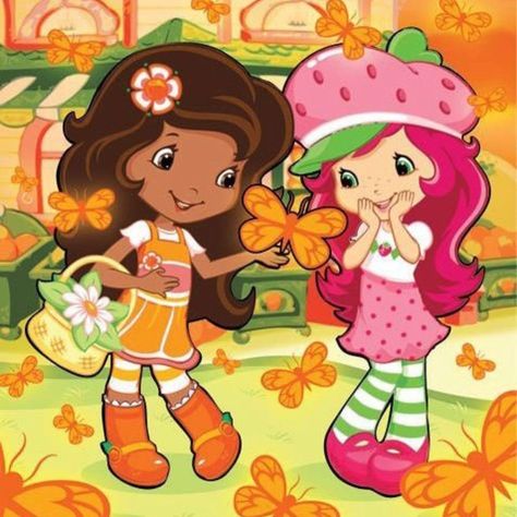 the orange juice to my strawberry wine 🍊🍓 Blossom Costumes, Cake Costume, Halloween Outfits For Kids, Halloween Duos, Strawberry Shortcake Cartoon, Matching Halloween Costumes, Strawberry Shortcake Characters, Bff Matching, Duo Costumes