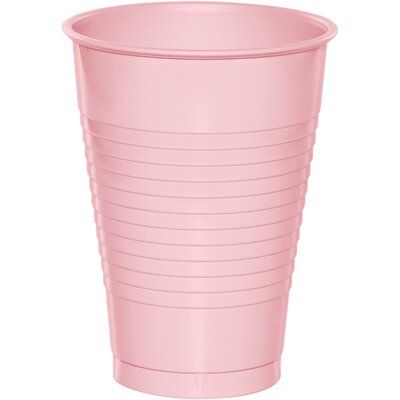 Pink Party Supplies, Glass Drink, Plastic Dinnerware, Table Place Settings, Drink Ware, Pink Cups, Serving Drinks, Disposable Cups, Tableware Collection