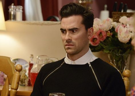 Schitt's Creek David Rose Schitts Creek, Dan Levy, Daniel Levy, David Rose, Zipper Sweater, Schitt's Creek, I Believe In Love, Fashion Star, Schitts Creek