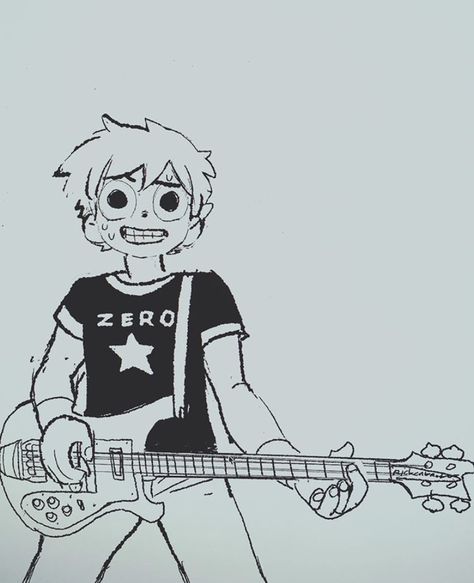 Bryan Lee O Malley, Scott Pilgrim Comic, Bryan Lee, Scott Pilgrim Vs. The World, Vs The World, Scott Pilgrim, Sketchbook Art Inspiration, Art Block, Funky Art