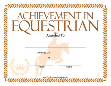 Equestrian Awards, 4 H Club, Printable Border, Flag Template, Free Rein, Horse Camp, Printable Certificates, Riding Lessons, Pony Club