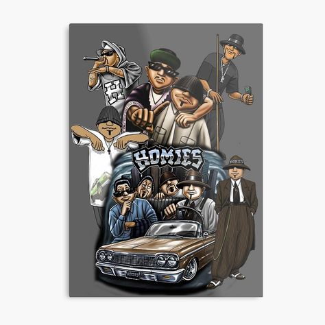 Homies Wallpaper, Lil Homies, Tumblr Cup, 90s Wallpaper, Hip Hop Art, Lowrider, A Metal, Baby Tshirts, Birthday Parties