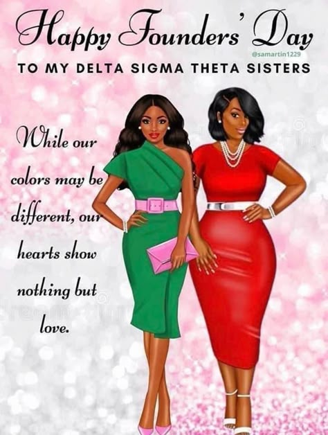 Delta Founders Day Happy, Happy Founders Day Delta Sigma Theta From Aka, Delta And Aka Friends, Aka And Delta Sisters, Aka And Delta Friends, Delta Founders Day, Delta Sigma Theta Founders Day Images, Delta Sigma Theta Founders Day, Aka Founders Day