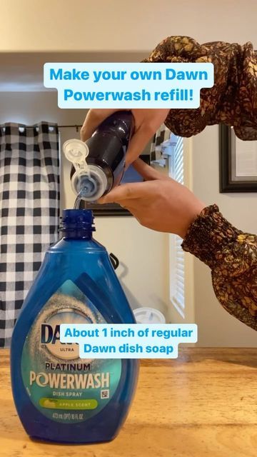 Dawn Powerwash Refill Diy Recipe, How To Make Dawn Powerwash Refill, Diy Dawn Power Wash Spray Refill, Powerwash Refill Diy, Diy Dawn Power Wash Spray, Dawn Powerwash Refill Diy, Diy Dawn Powerwash, Cleaning Rusty Tools, Dawn Powerwash