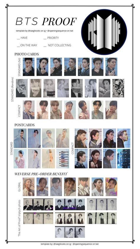 Proof Photocard Template, Bts Proof, Photocard Template, Photo Card Template, Postcard Template, Film Strip, Photo Template, Card Template, Photo Cards