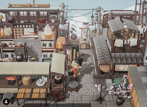 Japanese Neighborhood, Soccer Time, Urban Island, Japanese Town, Japanese Animals, Japanese Shop, 귀여운 음식 ��그림, Ac New Leaf, City Island