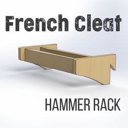 OldRusty - InspireUplift Marketplace Hammer Rack, French Cleat Ideas, French Cleat Wall, Cleat Storage, French Cleat Storage, Tool Wall Storage, Cleat Wall, French Cleat System, French Cleats