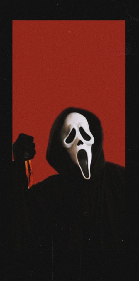 Ghostface Wallpaper Aesthetic, Ghost Face Wallpaper Aesthetic, Halloween Wallpaper Iphone Backgrounds, Halloween Wallpaper Backgrounds, Ghostface Scream, Scary Movie Characters, Scary Wallpaper, Horror Movie Icons, Retro Horror