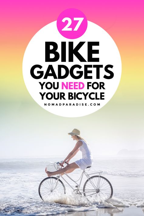 Bike Hacks Diy, Bike Accessories Gadgets, Bike Accessories Diy, Bike Gadgets, Outdoor Bike Storage, Bicycle Mechanics, Bike Swag, Bike Hacks, Bicycle Travel