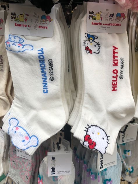 Sanrio character socks idea aesthetics Sanrio Socks, Sanrio Clothes, 2000 Fashion, Cute Pajama Sets, Cute Pajamas, Sanrio Characters, Fashion Socks, Pajama Sets, Converse High Top Sneaker