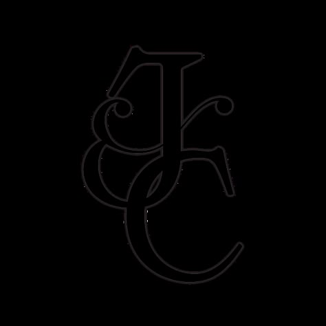 C And J Initial Tattoo, J C Tattoo, J Calligraphy, Cursive J, Free Monogram Fonts, Wedding Logo Design, Projets Cricut, Initial Tattoo, Tattoo Lettering Fonts