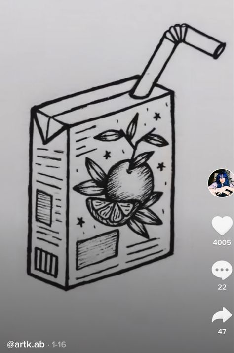 Soda Tattoo Small, Orange Juice Carton Drawing, Apple Juice Box Tattoo, Juice Carton Tattoo, Orange Juice Box Tattoo, Apple Juice Tattoo, Orange Juice Carton Tattoo, Juicebox Drawing, Orange Juice Noah Kahan Tattoo