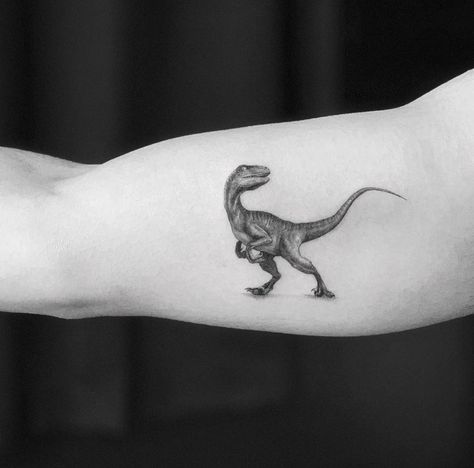 Shannon Hogarty (@_shannonymous_) • Instagram photos and videos Tattoo Dino, Velociraptor Tattoo, Jurassic Park Tattoo, T Rex Tattoo, Dino Tattoo, Dinosaur Tattoo, Dinosaur Tattoos, Tattoo Trend, Meaningful Tattoos For Women