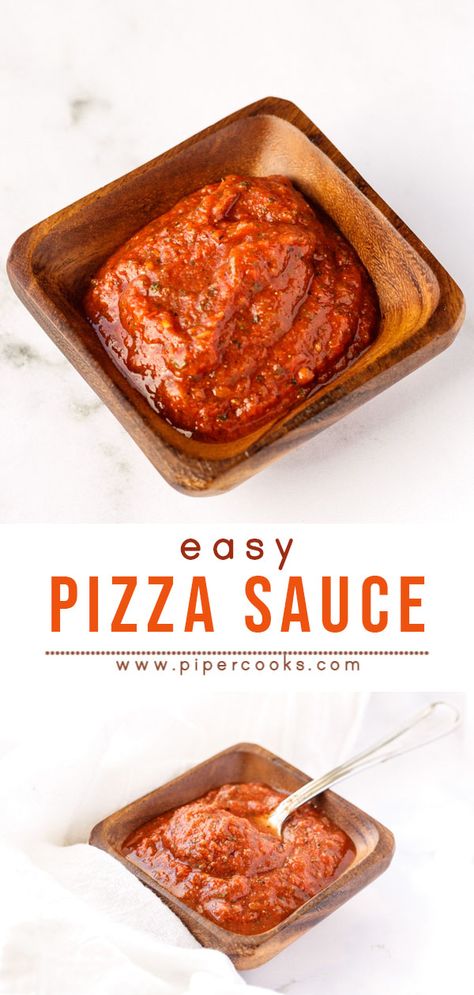 Quick Pizza Sauce, Pizza Sauce Easy, Easy Pizza Sauce, Healthy Homemade Pizza, Tomato Pizza Sauce, Texas Chili, Dinner Quick, Taco Seasoning Recipe, Making Pizza