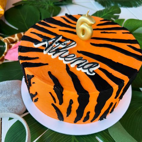 Tiger- striped marble cake with buttercream frosting and chocolate, buttercream stripes 🐯 Today marks the sending out of my first ever email campaign! 💪 We growin’ over here! Lol If you’re already signed up, keep an eye on your inbox 📬 Still working on automation, but if you want to sign up, comment EMAIL and I’ll send you the sign up to get my email newsletter and special discounts on cupcakes!! 🧁 #Thebartendingbaker #graciescakes #cakes #baking #buttercream #homebaker #cakeartist #cook... Cake With Buttercream Frosting, Tiger Cake, 100th Birthday Party, Cake With Buttercream, Cake Buttercream, Marble Cake, 100th Birthday, Chocolate Buttercream, Email Campaign