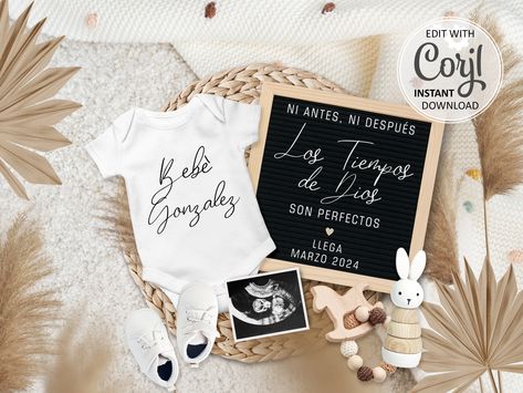 Baby Announcement In Spanish, Pregnancy Announcement In Spanish, Baby Reveal To Husband, Unexpected Pregnancy Announcement, Spanish Pregnancy Announcement, Pregnancy Reveal To Husband, Pregnancy Announcement To Parents, Sonogram Pictures, Baby Announcement Photoshoot