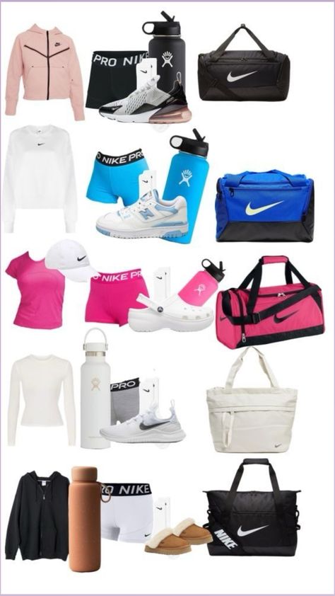 Volleyball Tryouts Outfits, Volleyball Fits, Cheer Practice Outfits, Vollyball Outfits, Sport Fits, Volleyball Stuff, Preppy Inspiration, Cute Nike Outfits, Cheer Outfits