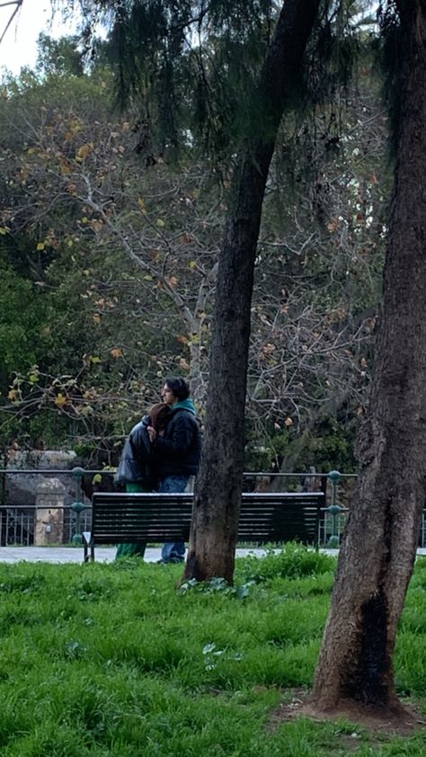 Couple On A Bench Aesthetic, Couple Park Bench Aesthetic, Bench Aesthetic, Book Mood, Aesthetic Couple, Personal Library, Book Aesthetics, Meeting Someone, Couple Aesthetic