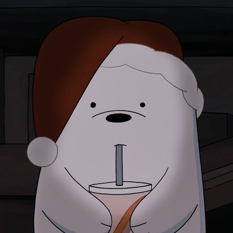 Ice Bear Christmas, Christmas Pfp Aesthetic Cartoon, We Bare Bears Pfp, Funny Memes Wallpaper, Ice Bear Pfp, Natal Wallpaper, Beruang Grizzly, We Bare Bears Ice Bear, Christmas Profile