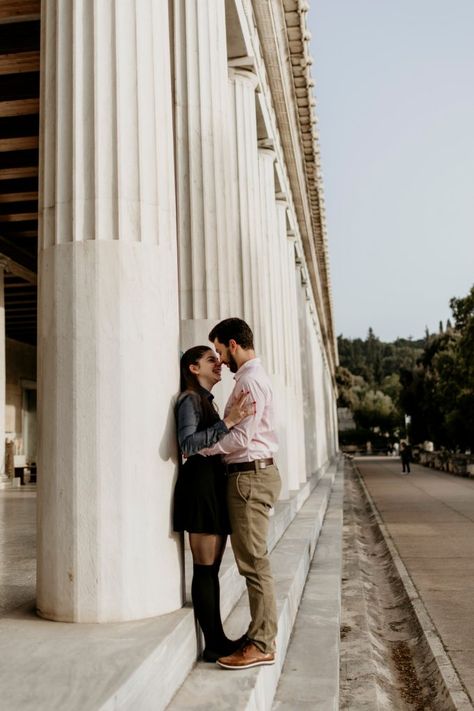 Agora Athens, Love Shoot, Couple Shooting, Long Weekend Trips, Engagement Photography Poses, Greece Athens, Archaeological Site, Athens Greece, Couple Shoot