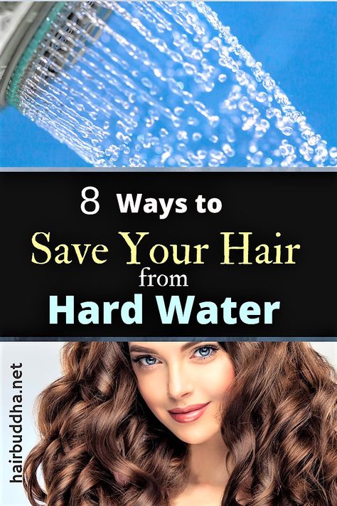 Well Water Hair, Shampoo For Hard Water, Hard Water Hair, Hairstyles For Hot Weather, Vinegar Hair Rinse, Hair Styles For Dirty Hair Quick, Soft Shiny Hair, Stop Hair Breakage, Water Hair