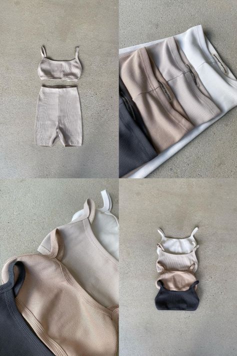 Clothes Layout, Tailgate Outfit, Brand Concept, Clothing Photography, Flower Skull, Sports Shops, Girl Inspiration, Athletic Outfits, Grey And Beige