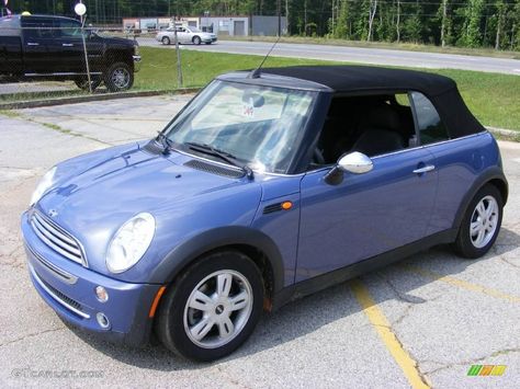 2005 Cooper Convertible - Cool Blue Metallic / Dark Grey photo #22 Mini Copper Country Man, Blue Mini Cooper, Country Man, Mini Cooper Convertible, Mini Copper, Country Men, Car Colors, Future Car, Soft Tops