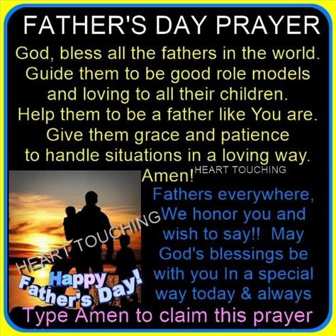 Father's Day Prayer Pictures, Photos, and Images for Facebook, Tumblr, Pinterest, and Twitter Happy Fathers Day Spiritual Quotes, Prayer For Fathers Day, Happy Fathers Day Nephew, Happy Father’s Day Quotes, Fathers Day Prayer, Happy Father’s Day, Happy Father's Day Quotes Inspiration, Mothers Day Blessings, Birthday Greeting For Husband