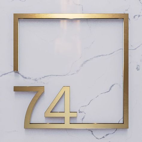 Hotel Numbers Design, Hotel Room Number Design, Hotel Room Number Signage, Hotel Room Signage, Room Number Design, Interior Signage Design, Hotel Room Number, Porte In Ferro, Hotel Signage