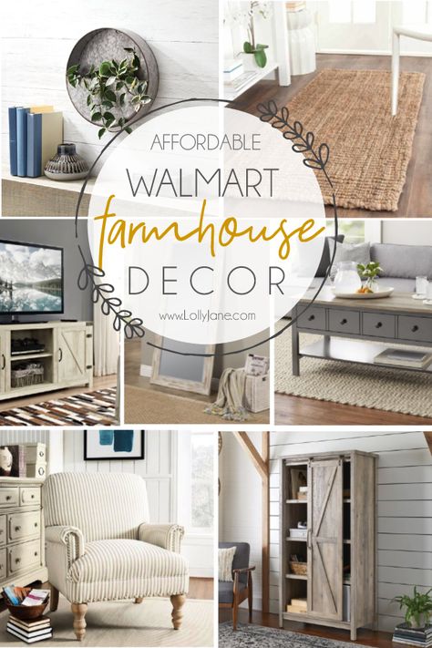 Affordable Farmhouse Decor, Walmart Home Decor, Affordable Farmhouse, Diy Home Decor For Apartments, Gorgeous Farmhouse, Walmart Home, Affordable Decor, Up House, Baby Shower Decor