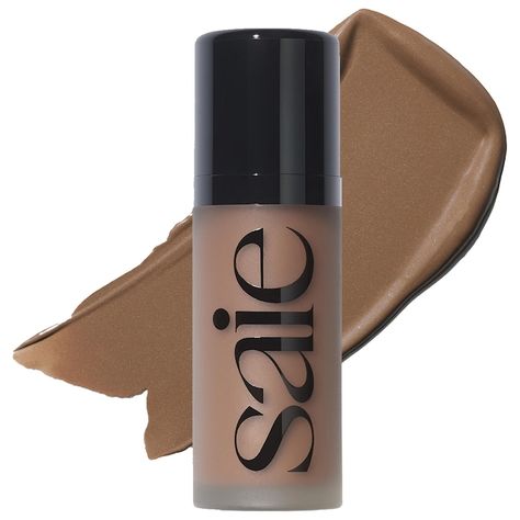 Dew Bronze Soft-Focus Effortless Liquid Bronzer - Saie | Sephora Liquid Bronzer, Best Bronzer, Beauty Formulas, Elf Cosmetics, Licorice Root Extract, Makeup Bronzer, Dream Gift, Licorice Root, Soft Focus