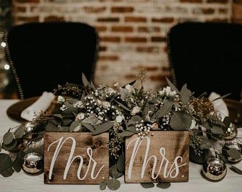 Wedding mr and mrs sign | Etsy Signing Table Wedding Ceremony, Head Table Sign, Sweetheart Table Sign, Bride Groom Table, Sweetheart Table Decor, Head Table Wedding, Sweetheart Table Wedding, Wooden Wedding Signs, Rustic Wedding Table