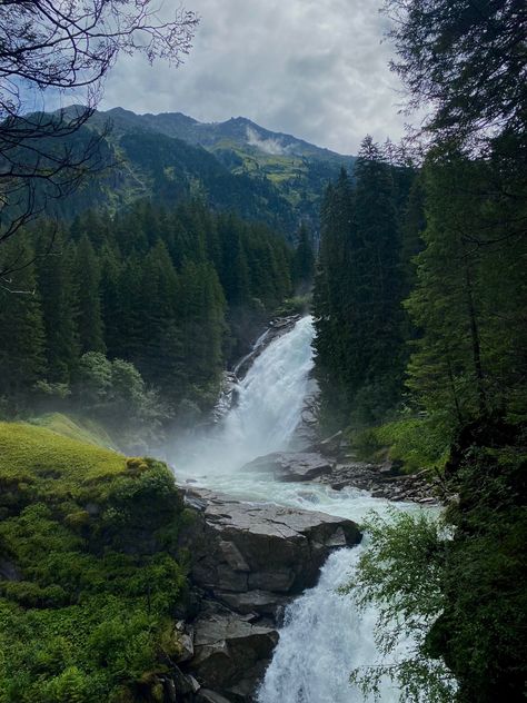 krimml watterfalls in austria Austria Waterfall, Krimml Waterfall, European Nature, Austria Aesthetic, Austria Nature, Europe Nature, Travel Austria, Norway Nature, River Forest